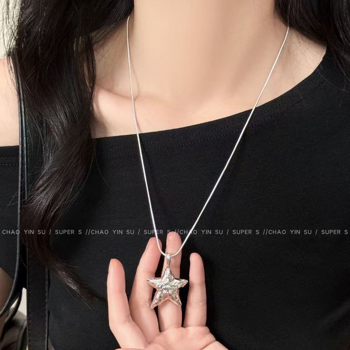 Two Tone Layered Necklace Gold And Silver Minimalist Chain Set_voghion.com
