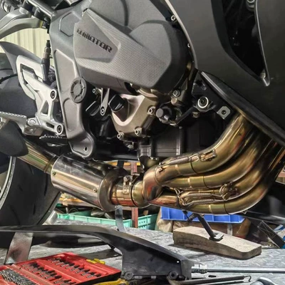 exhaust pipe modification race 600RS to | Exhaust pipe
