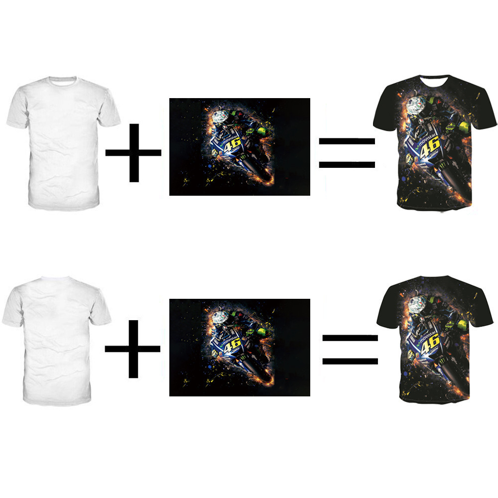 Camiseta de manga corta con estampado digital bidimensional de verano 3d verano para adolescentes y niños juego de gloria para hombres