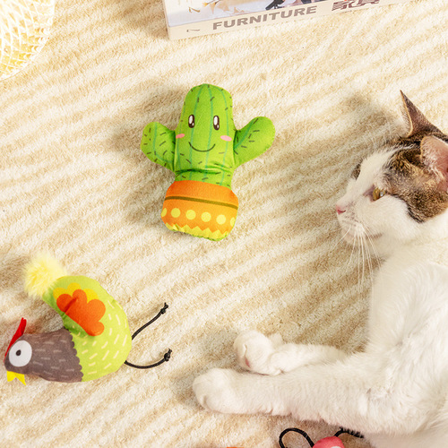 Forest Series Cat Toys Self-Happiness and Boredom Relief Artifact Teething Plush Catnip Toy Cat Supplies Manufacturer Wholesale