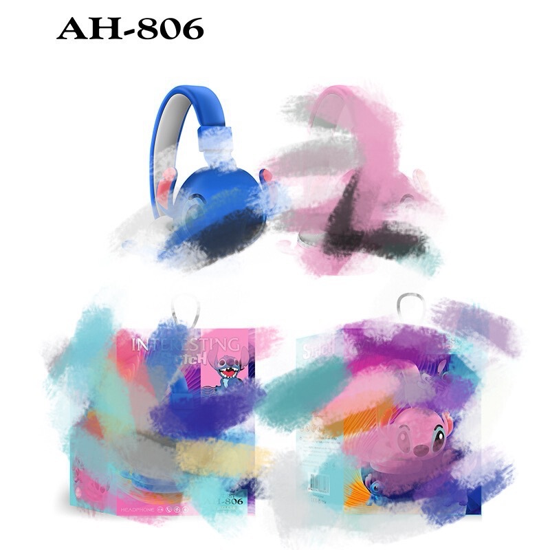 Ah-806 Head-Mounted Bluetooth Headphones, Cross-Border Hot-Selling Foreign Trade Products, Various Cute Patterns for Children, Wholesale Direct from the Manufacturer Ah-806 Head-Mounted Bluetooth Headphones, Cross-Border Hot-Selling Foreign Trade Products, Various Cute Patterns for Children, Wholesale Direct from the Manufacturer