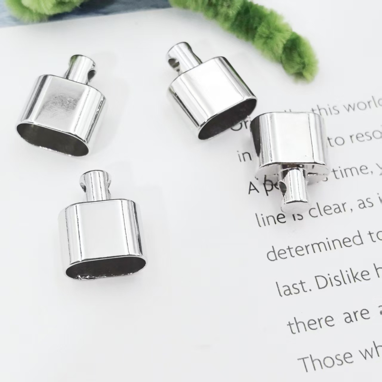 合金单圈流苏帽钥匙扣手工扣头自制diy饰品材料包绳扣配件