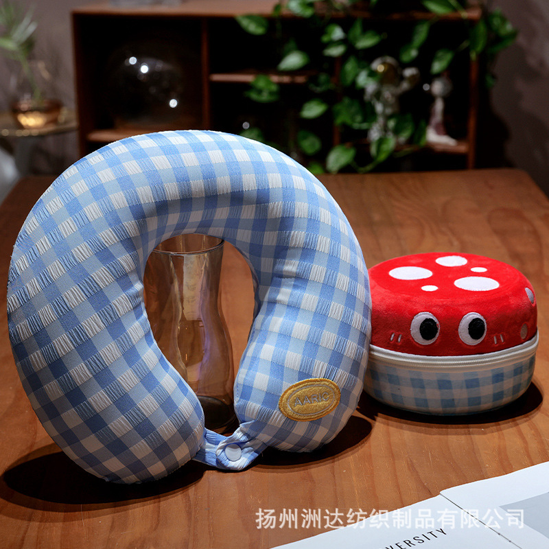 Fábrica directa almohada en forma de U cuello almohada de algodón de memoria viaje almohada de oficina para dormir almohada de regales para chicas