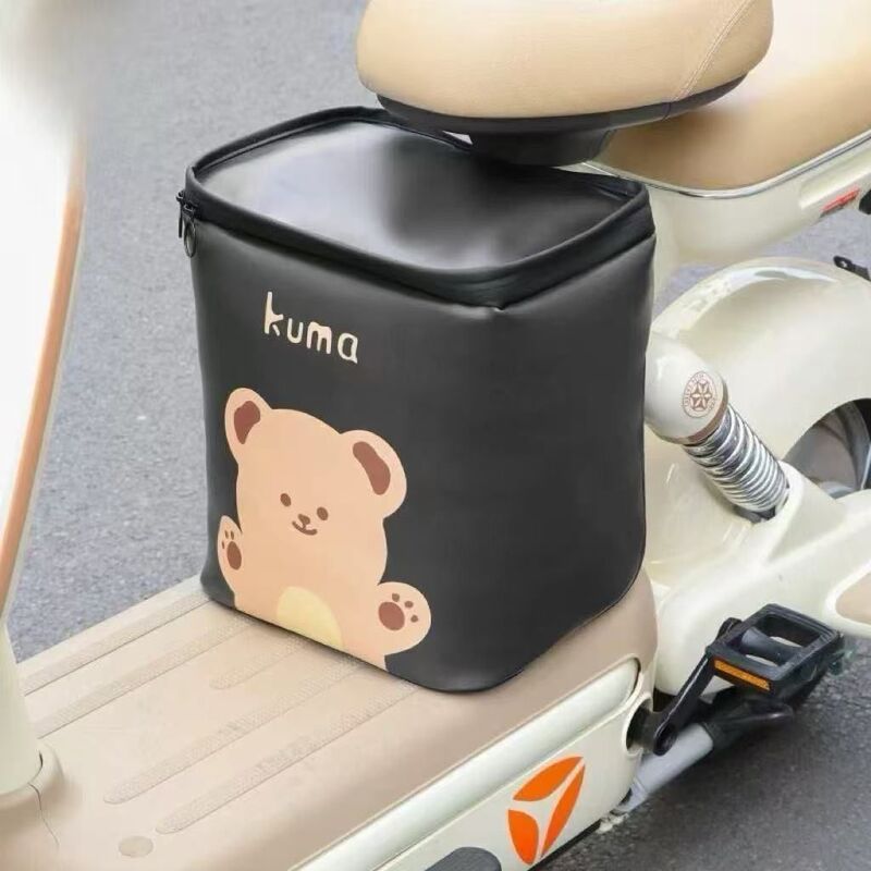 Universal Front-Mounted Bag for Electric Vehicles, Waterproof Helmet Storage Pouch, Electric Bike Phone Charger Storage Hanging Bag, New Model
