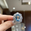 Advanced shiny sophisticated ring, high-quality style, light luxury style, on index finger, internet celebrity, Birthday gift