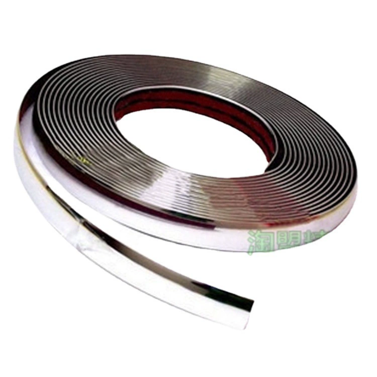 Украшение автомобиля яркая полоса кузова автомобиля хромированная отделка против царапин анти-столкновение полоса отделка окна автомобиля Серебристая 6 мм-30 мм