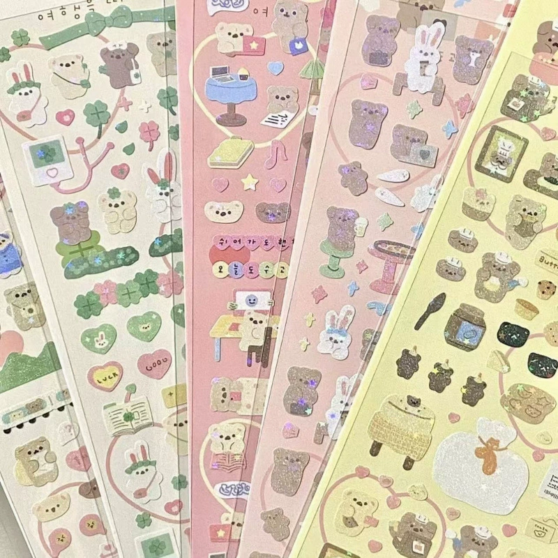 Sticker, card holder, set, brand bag
