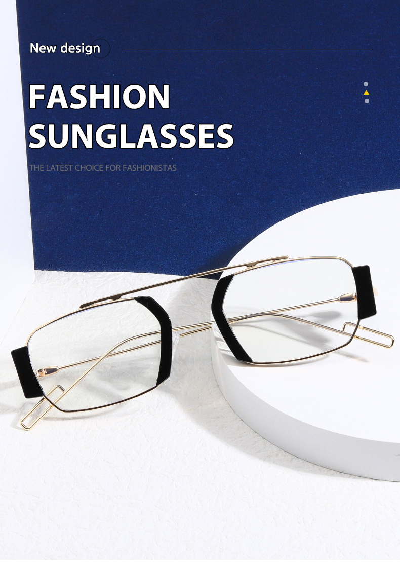 Polygon Sonnenbrille Für Damen Und Herren Steampunk Design_voghion.com