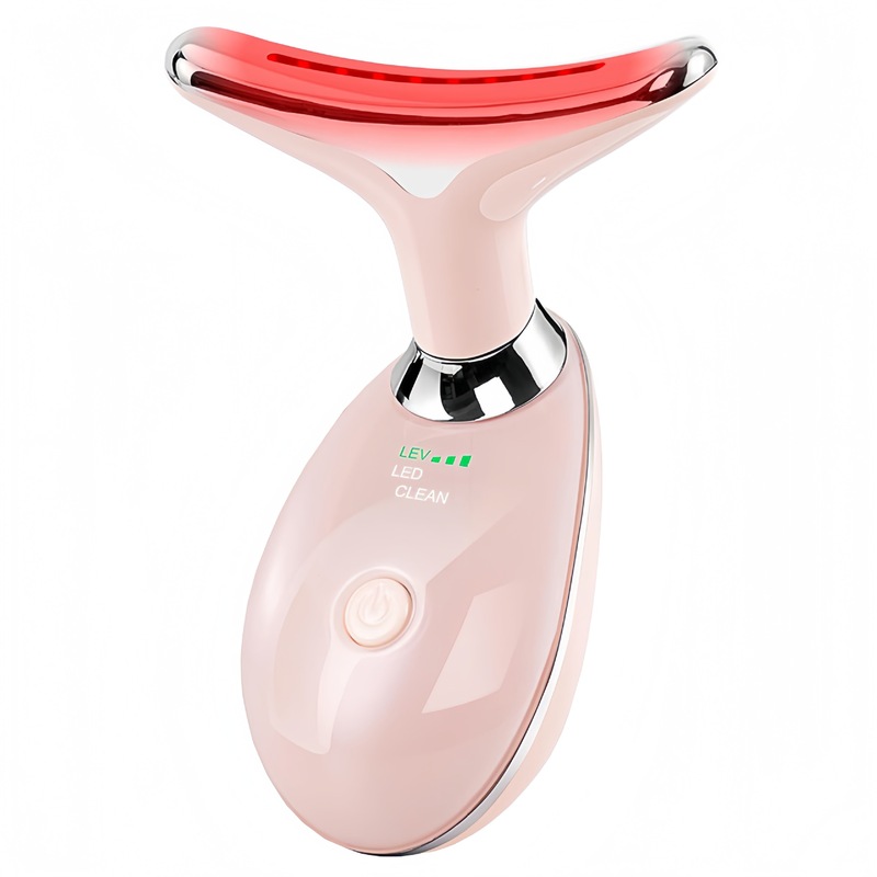 新しい美容器具、リフティング、若返り、美白、ほうれい線、首美容器具、首ライン、首保護器具、導入器具、カラーライト|undefined