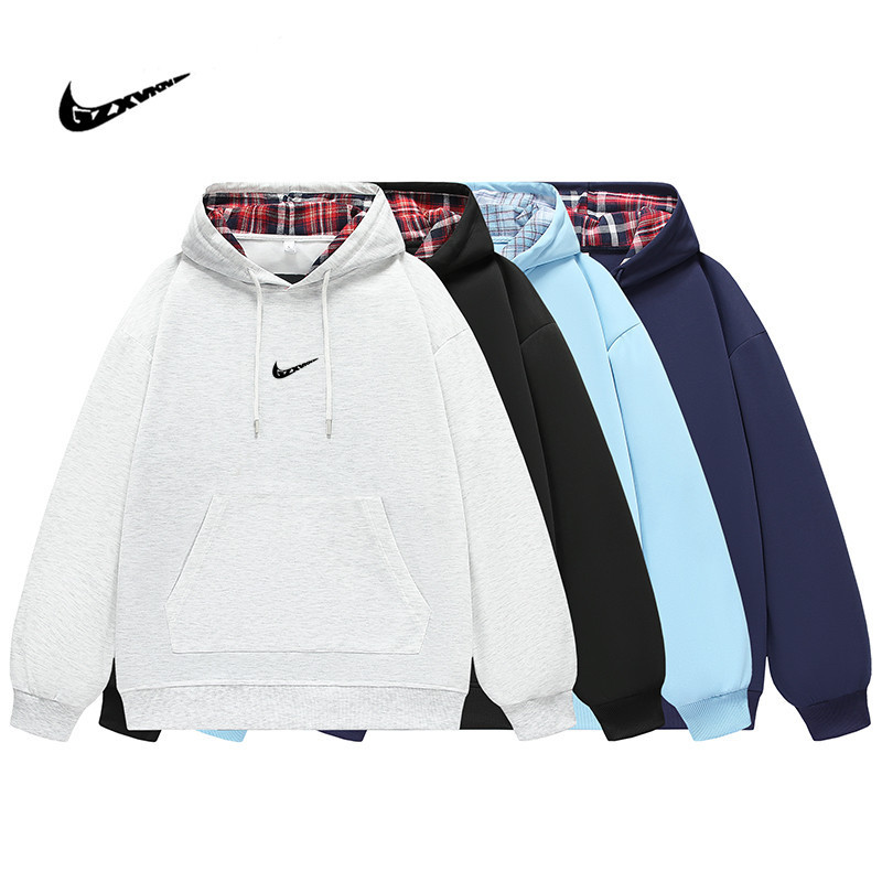 Cross-Border American-Style Hooded Sweatshirt for Spring and Autumn, Vintage Heavy Pullover Casual Sports Versatile Jacket for Teenagers and Men
