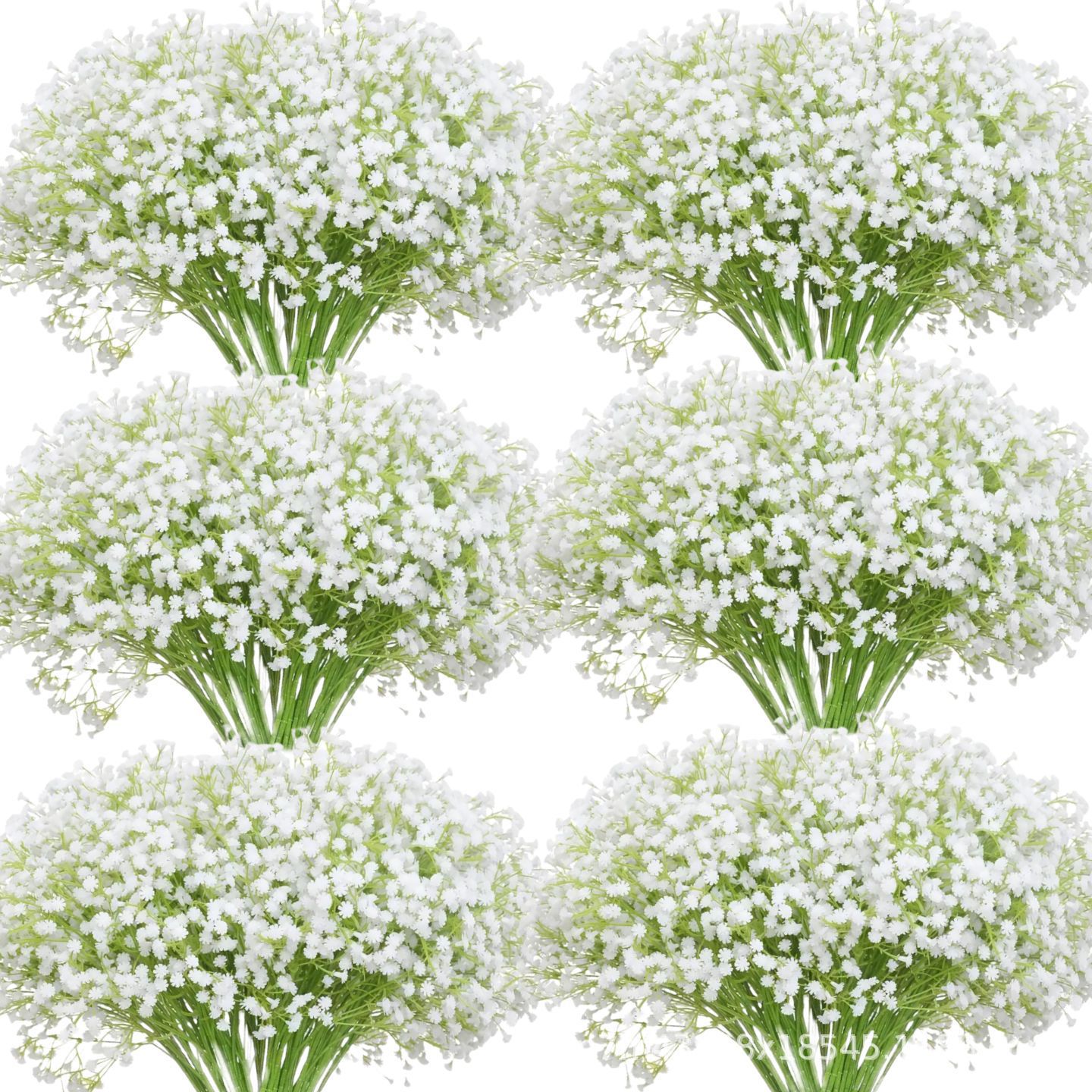 Cross-Border Hot Selling Artificial Flowers Gypsophila Wedding Home Decoration Ornaments Flower Arrangement Bride Bouquet Holiday Ins Fake