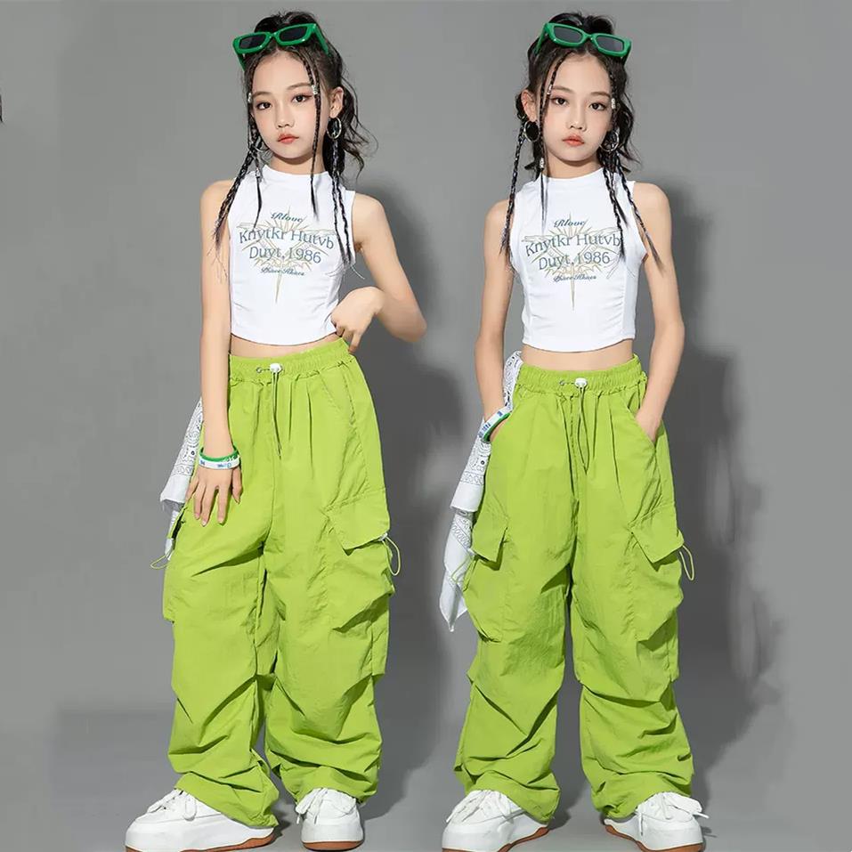 街舞舞蹈服爵士舞嘻哈jazz舞蹈服装练功服hiphop儿童街舞潮服套装