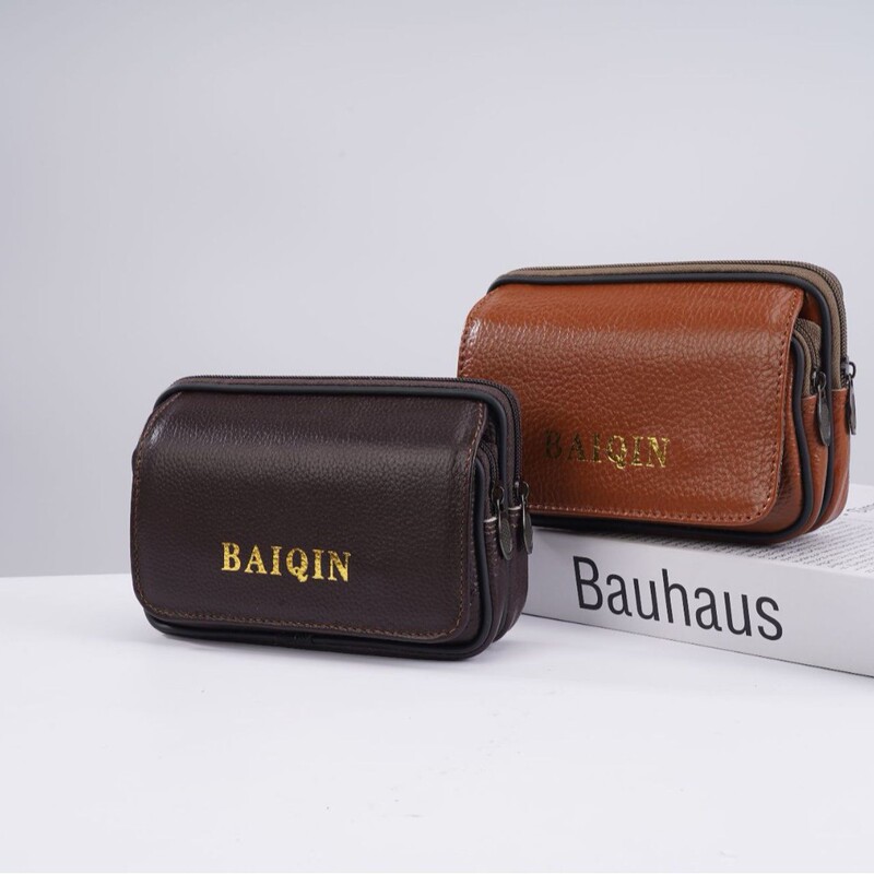 First-Layer Cowhide Men's Mobile Phone Waist Bag with Belt, Multi-Functional Horizontal Leather Case, Casual Wear-Resistant Waist Bag Wholesale First-Layer Cowhide Men's Mobile Phone Waist Bag with Belt, Multi-Functional Horizontal Leather Case, Casual Wear-Resistant Waist Bag Wholesale