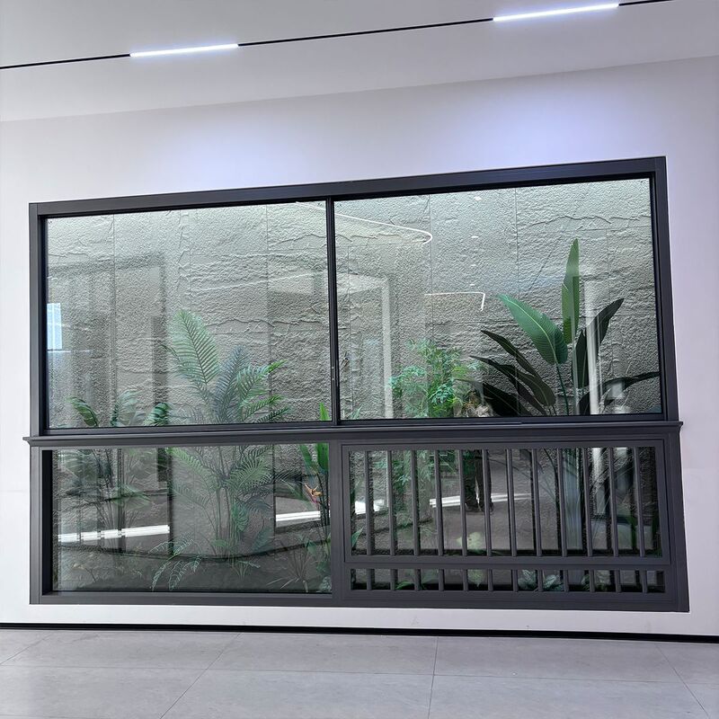 Customized Thermal Break Aluminum Alloy Sliding Windows with Double-Layer Tempered Glass and Soundproofing, Featuring Panoramic Balcony Views and Sliding Windows Customized Thermal Break Aluminum Alloy Sliding Windows with Double-Layer Tempered Glass and Soundproofing, Featuring Panoramic Balcony Views and Sliding Windows