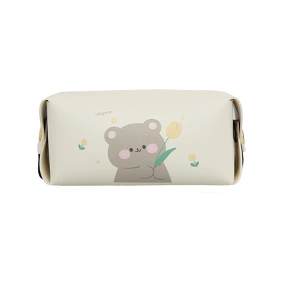 Creative Car Tissue Box Cartoon Leather Car Seat Back Hanging Tissue Box Cute Car Armrest Tissue Bag (Car tissue box/set) - leather-folding-tissue-box-tulip-bear