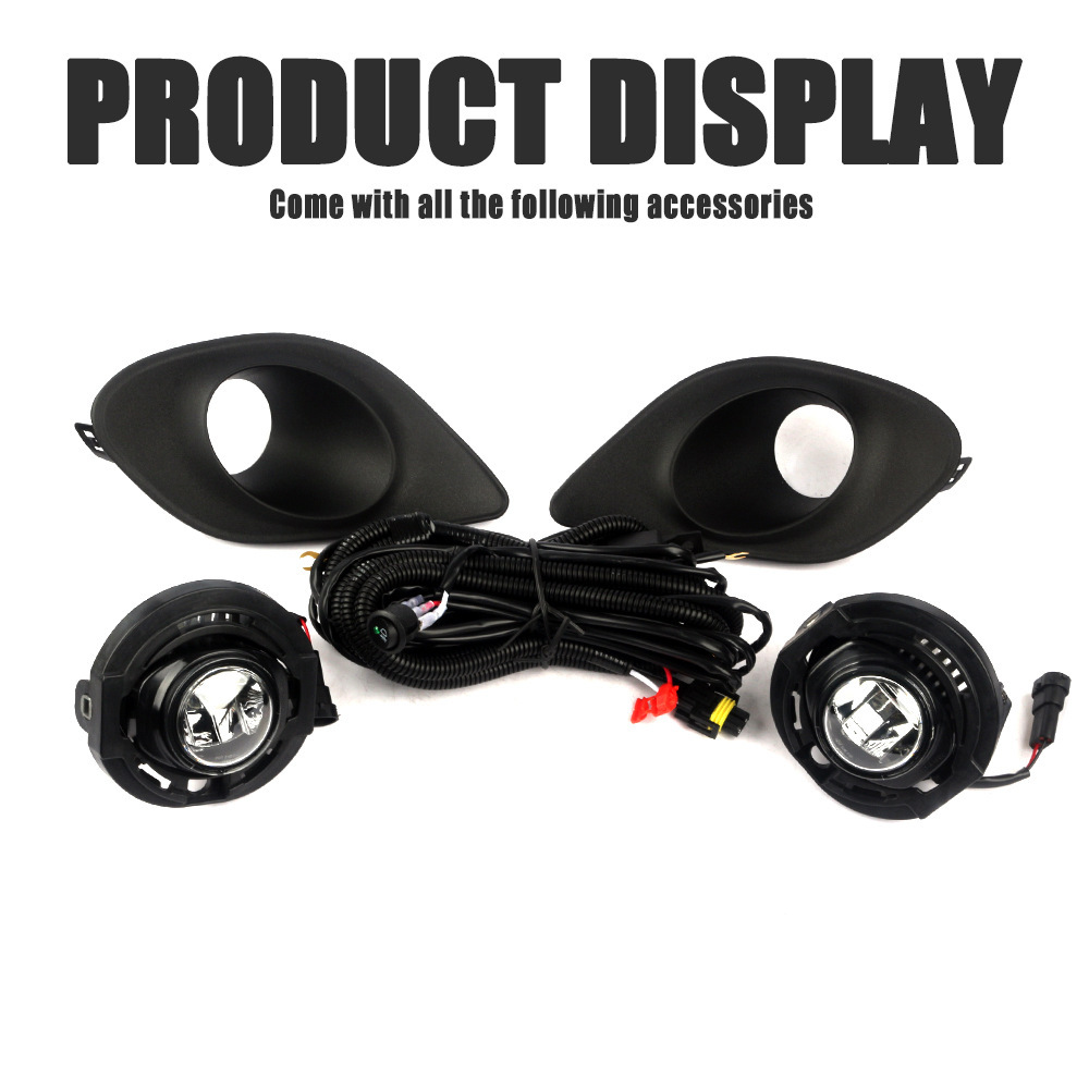 Aplicable a Dodge 17 / 18 / 19 nuevo cargador LED conjunto de lámpara de niebla delantera luz diurna luz de barra delantera