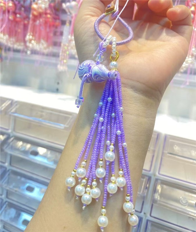 大漆葫芦手工编绳流苏汽车挂件钥匙挂包包挂景区同款非遗饰品批发|undefined