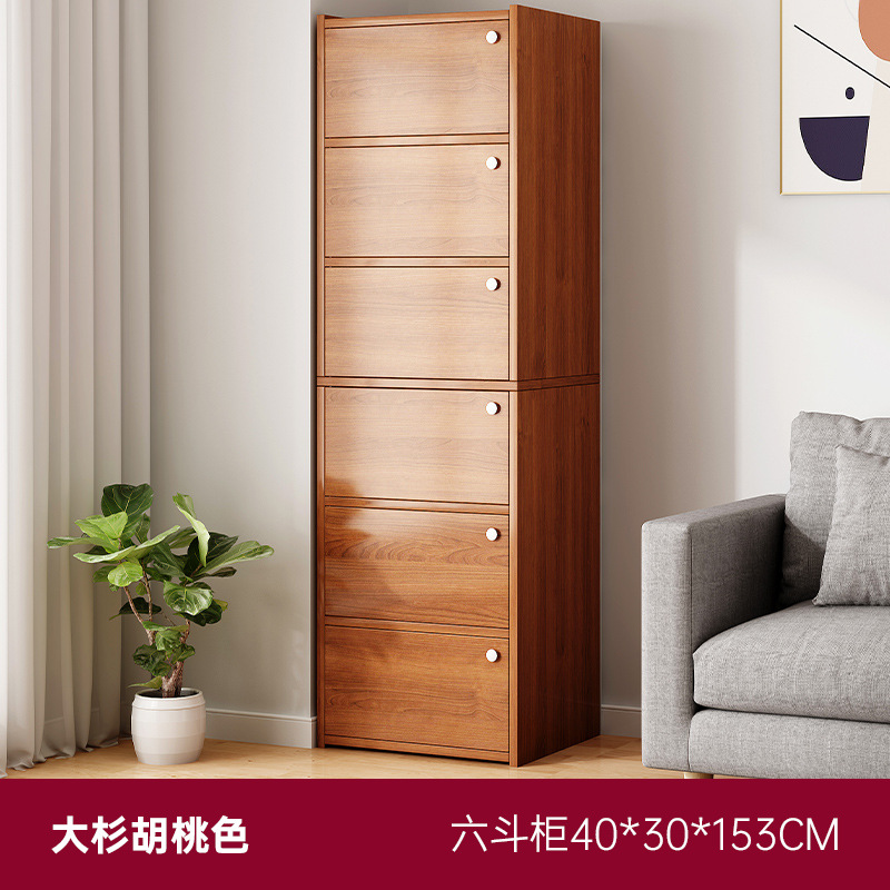 gabinete de almacenamiento de dormitorio gabinete de madera casera cajón de salón contra la pared armario pequeño armario armario