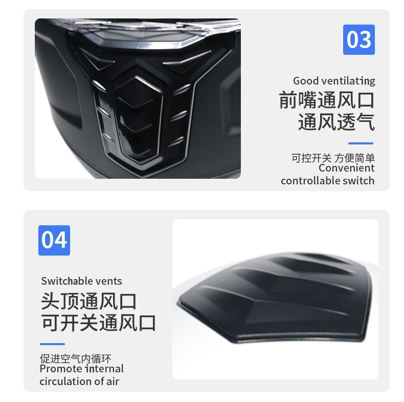 New 3C certified Orz motorcycle helmet for men and women, Bluetooth open-face helmet with dual visors, full-face helmet for motorcycle touring, suitable for all seasons