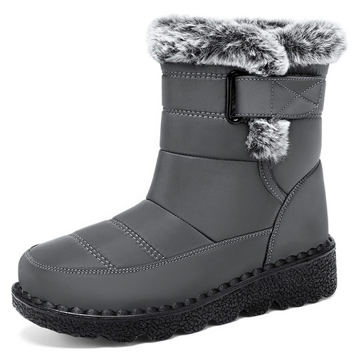 Snow boots women's winter new thick sole ankle boots wholesale cold-proof cotton boots with velvet warm long women's boots