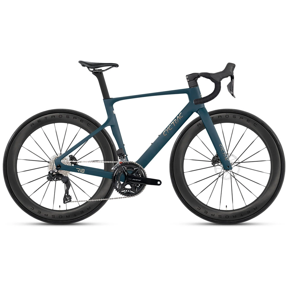 CYCTRAC R18 гоночная версия SHIMANO-R7170 электронно регулируемая большая полноуглеродистая рама дорожного велосипеда