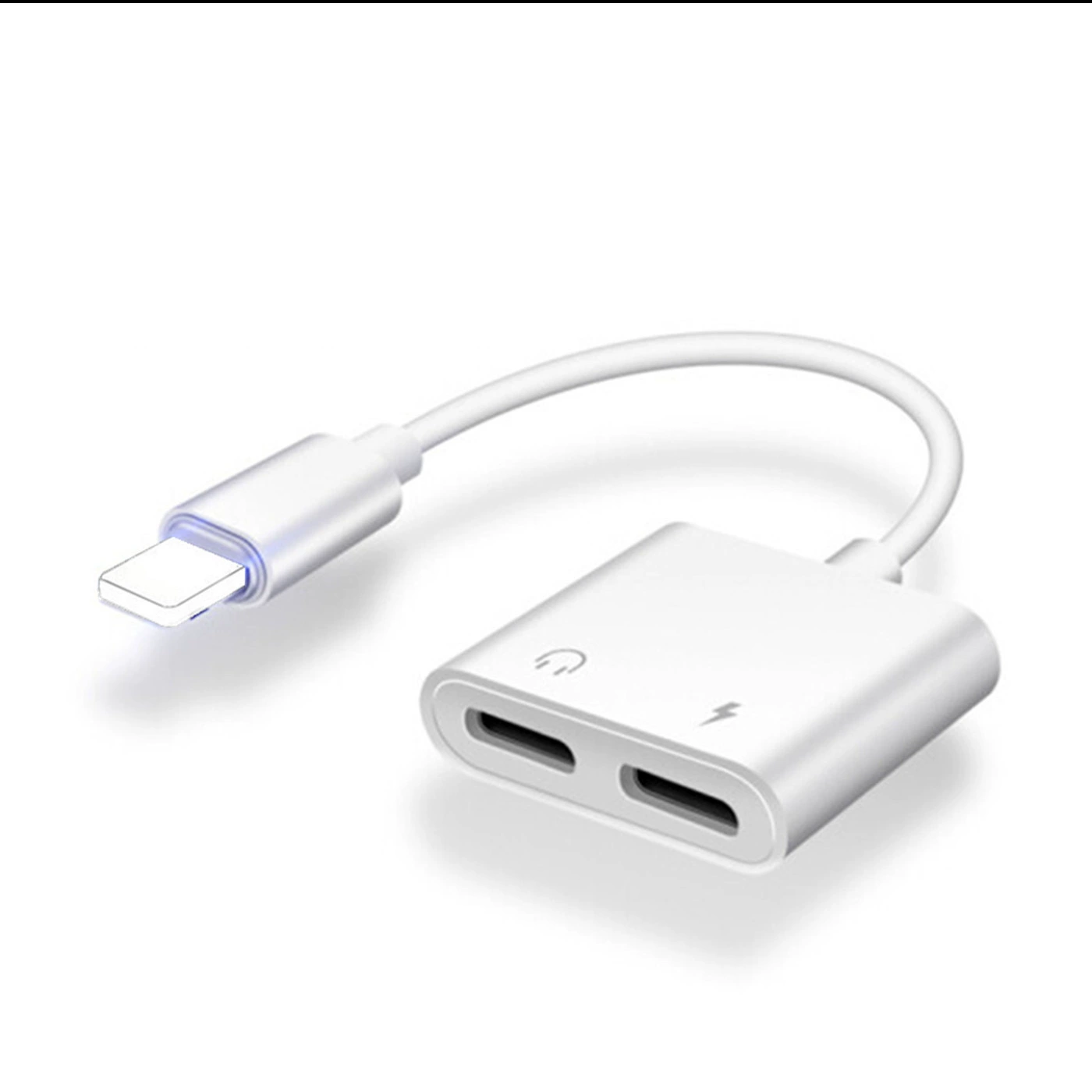 Адаптер-кабель для совместимых наушников Apple, 2 в 1, для iPhone