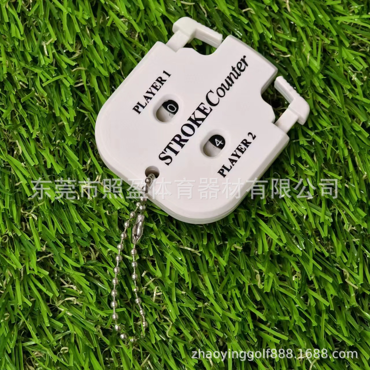 Fabricante de golf de dos ruedas Dispositivo de puntuación manual contador cuadrado Dispositivo de puntuación para el golf