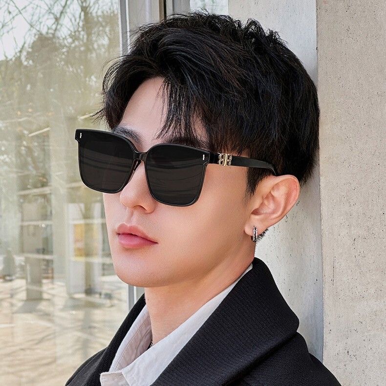2025 New Style Sunglasses, High-End Korean Style Trendy Men's and Women's Anti-Uv Sunscreen High-Definition Driving Sunglasses