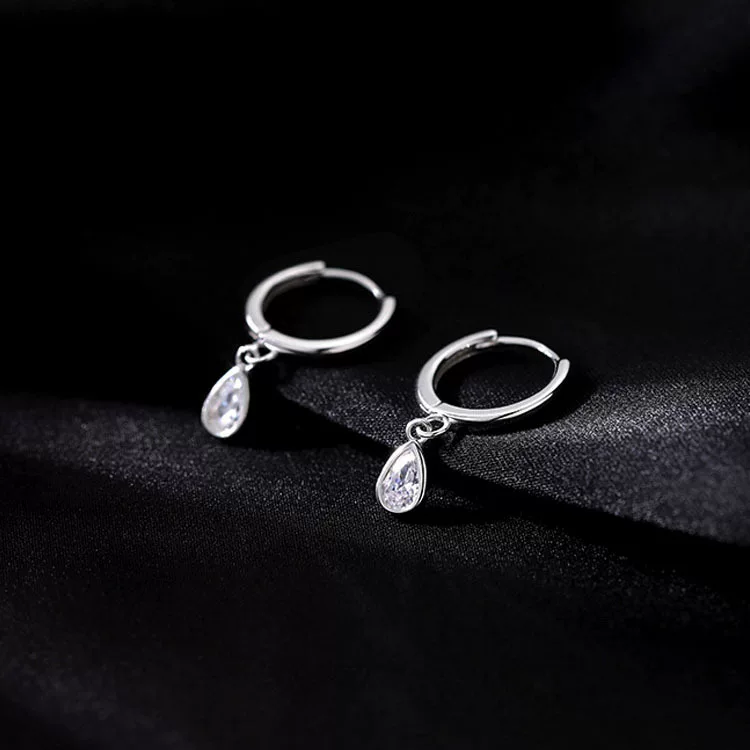 Серебряная игла, серьги, образец серебра 925, стиль легкой роскоши