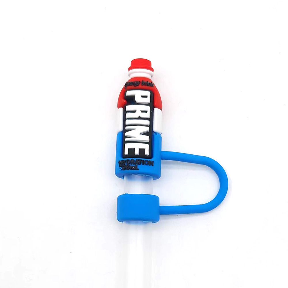 Calent Single Buzz Lightyear 10mm cubierta de cubierta de paja de goma suave cubierta de cubierta de paja Stanley cubierta de paja de polvo cubierta de paja