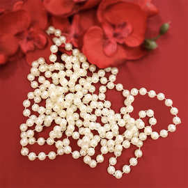 婚房布置连线珠子婚礼派对订婚宴装饰串链仿真珍珠链条婚庆用品