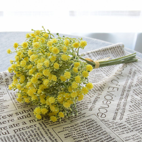 Gypsophila artificial flower, wedding bridal bouquet, 7-head feel, simulated Gypsophila bouquet, fake bouquet