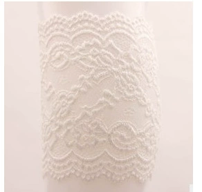 Flower-shaped, white