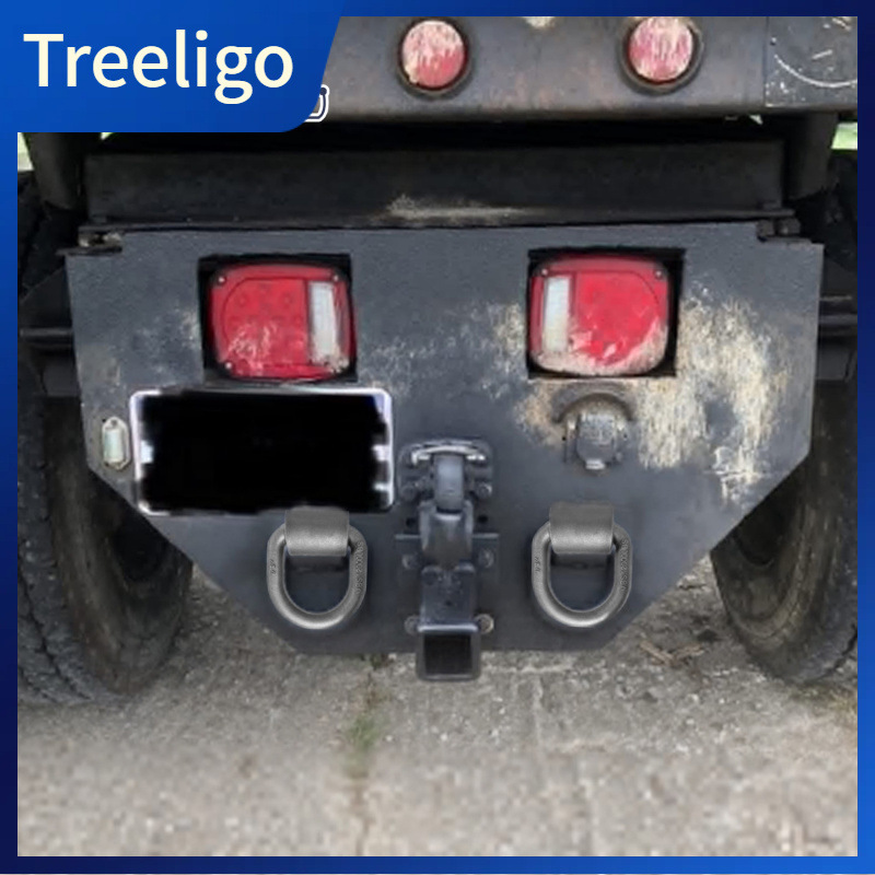 Camión de soldadura de anillo de tracción tipo D de remolque al por mayor de fábrica, accesorios para vehículos de ingeniería, gancho de piso de cuerda de tracción fija 5,4 toneladas de fuerza de tracción