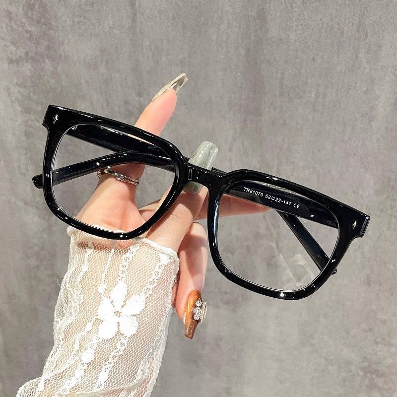 Gafas de miopía de superficie simple, artefacto de la cara pura, gafas de miopía de marco pequeño cuadrado, gafas anti-luz azul, envío gratuito.