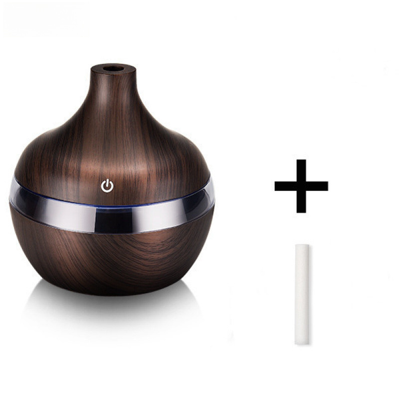 Venta al por mayor de humidificadores ultrasónicos de grano de madera, mini humidificadores portátiles de niebla de oficina de escritorio