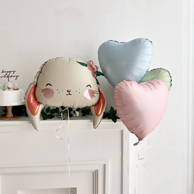 Rs с длинными ушами кролик алюминиевая пленка воздушный шар мультфильм кролик детский возраст