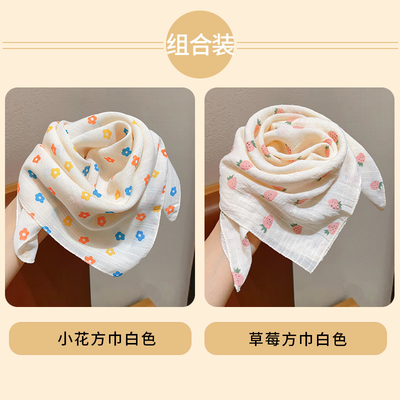 Niñas coreanas bufandas de algodón y lino para niños primavera y otoño delgada baby collar bufandas de viento en todas las estaciones