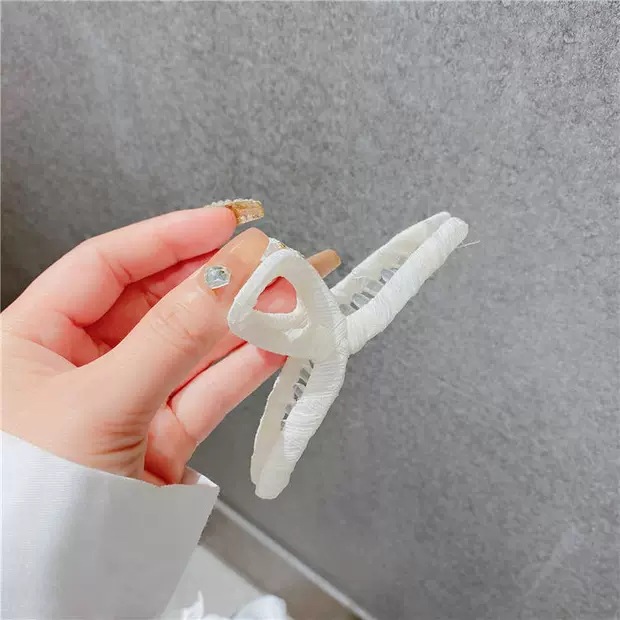 新款纯色超仙抓夹