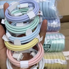 PD急速充電データ線編組C To C適用華為急速充電リンゴ15双type-c充電線