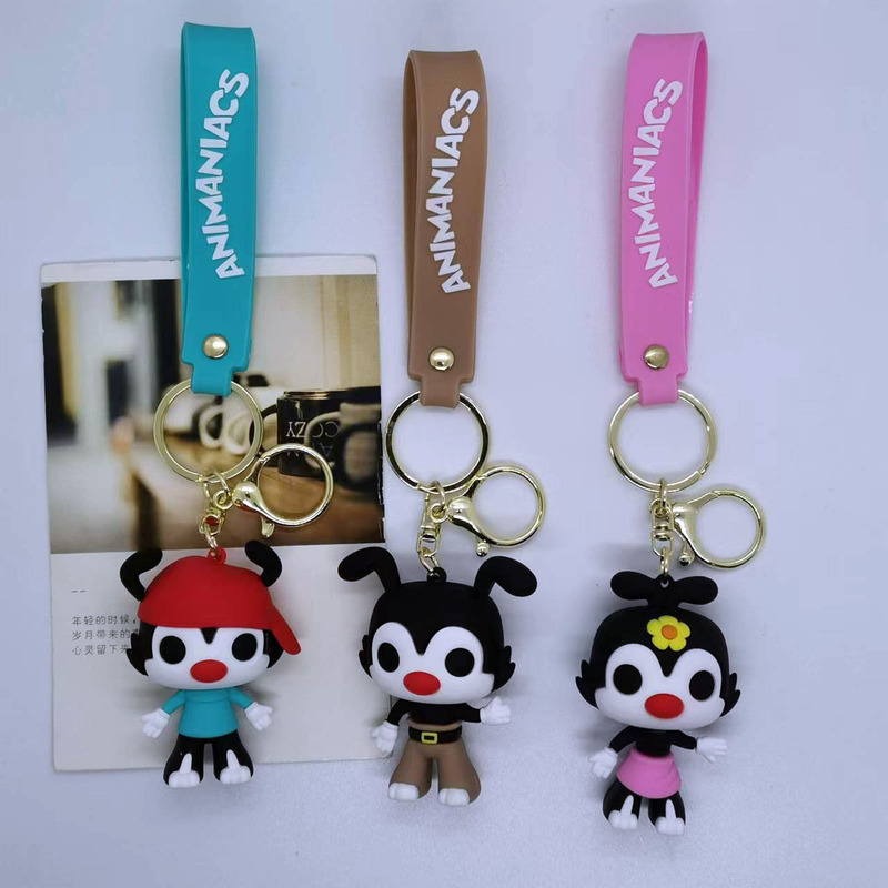 Cross-border Creative Cartoon Carnival Sanbao Keychain Pendant Bag Car Key Chain Accessories Gift Wholesale Cross-border Creative Cartoon Carnival Sanbao Keychain Pendant Bag Car Key Chain Accessories Gift Wholesale
