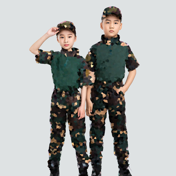 children's camouflage sleeves