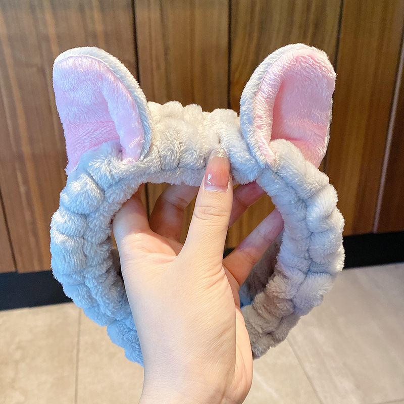 Diadema de felpa de dibujos animados de otoño e invierno