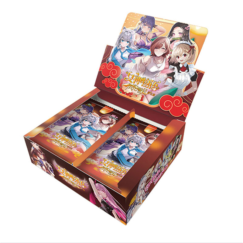 Little Frog Goddess Story 5 yuanes Pack 8 pop-up Tarjeta de cara roja pretty Girl Card anime juego periférico caja ciega