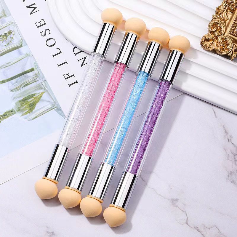 Manicure Pen Set Nail Salon Double-Headed Stamp Pen Sponge Smudged Pen Tip Round Head Manicure + 4 Sponge Heads Manicure Pen Set Nail Salon Double-Headed Stamp Pen Sponge Smudged Pen Tip Round Head Manicure + 4 Sponge Heads