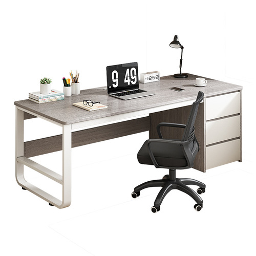Staff desk with drawer home bedroom modern minimalist bedroom student study desk computer desk desktop