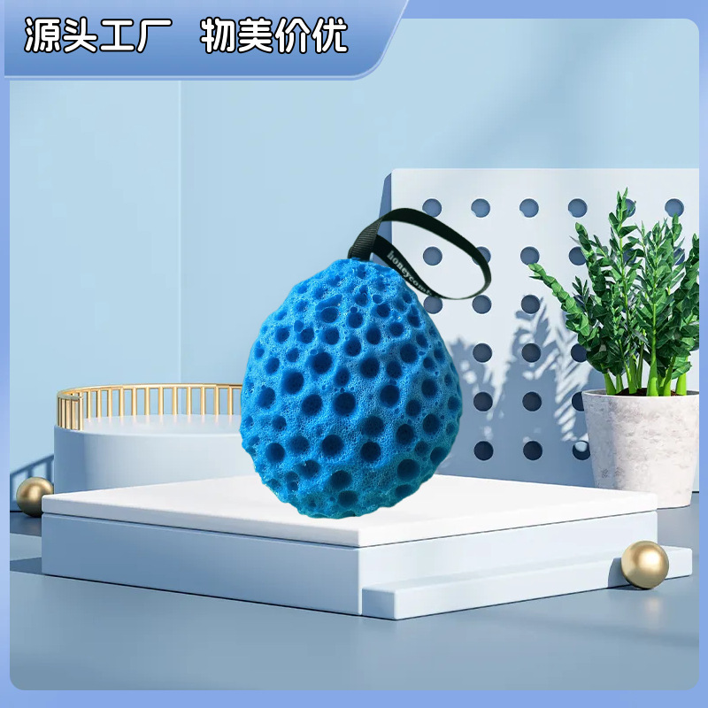 Esponja de baño grande estilo japonés con forma de panal, esponja súper suave, esponja de baño bonita para niños, esponja exfoliante agradable para la piel.