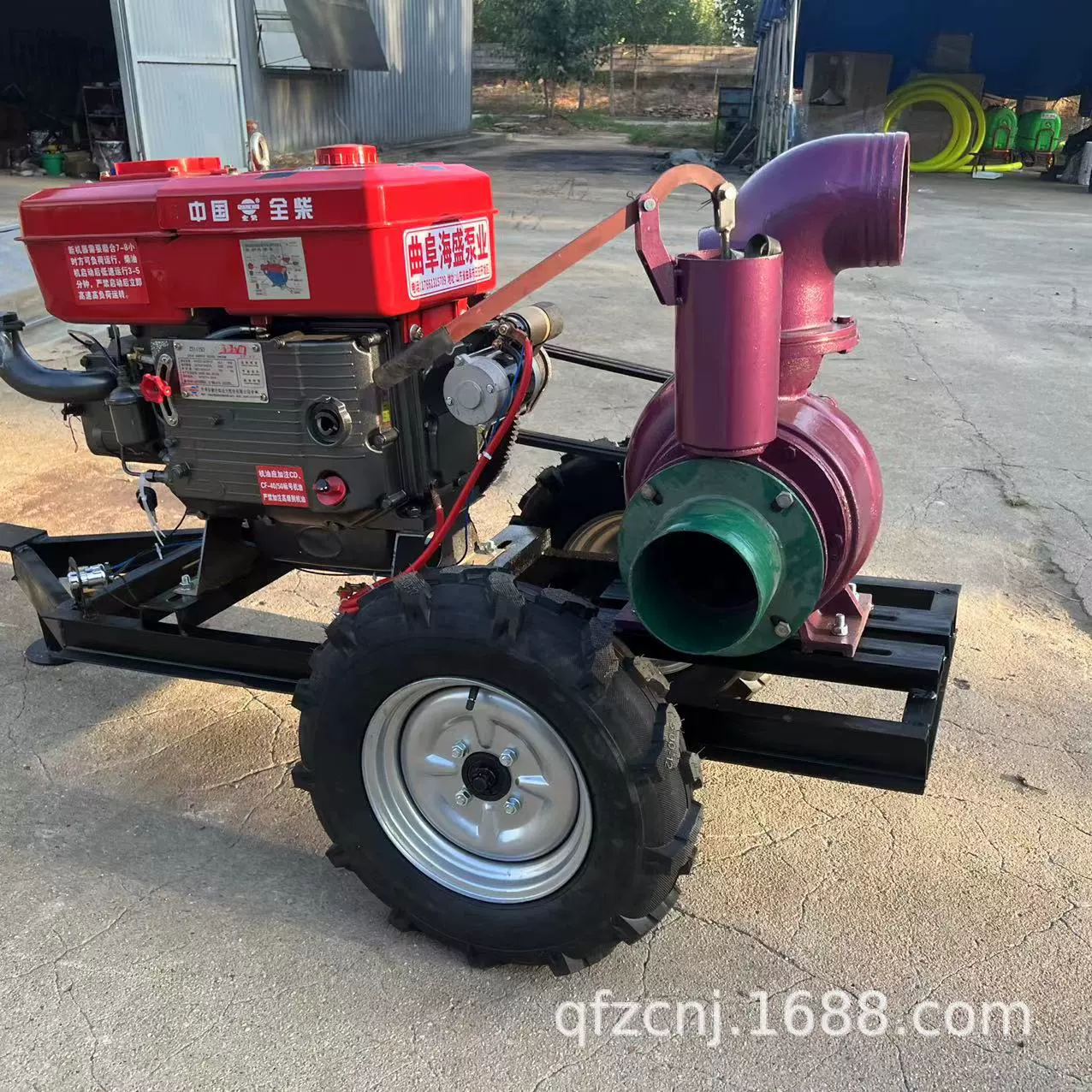 Завод прямых продаж инжиниринг канализационных насосов для орошения сельскохозяйственных угодий 6-дюймовый центробежный насос прицеп