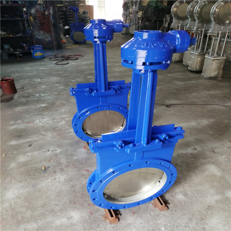 手动明杆圆形矿浆 纸浆 灰渣刀闸阀 插板阀 PZ73H-10C PZ573H-10C