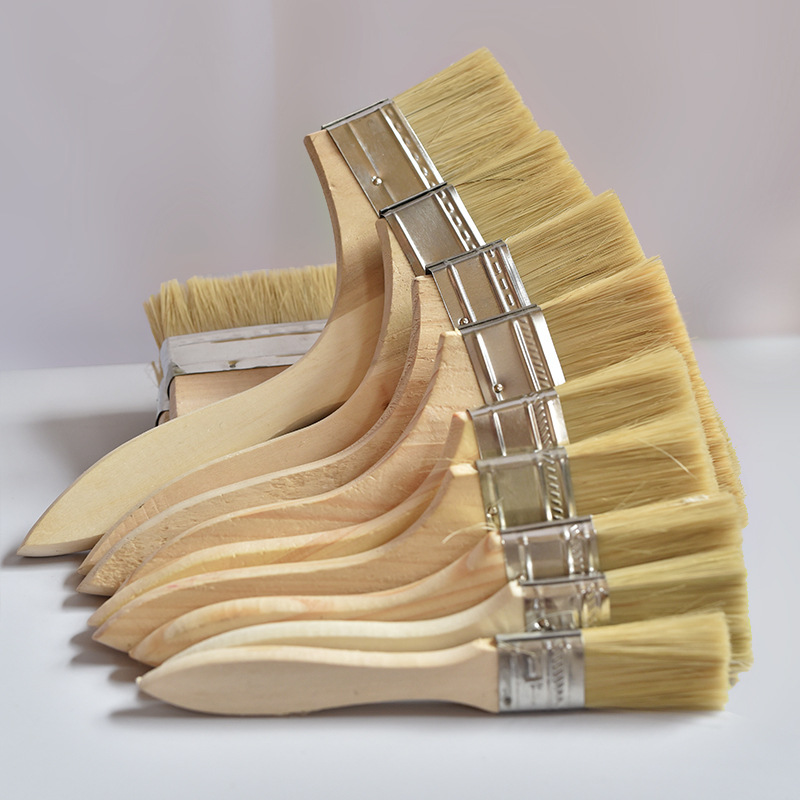 Cepillo de pintura gruesa de alta calidad, cepillo suave que no se cae, cepillo industrial, cepillo pequeño, cepillo duro, cepillo de aceite